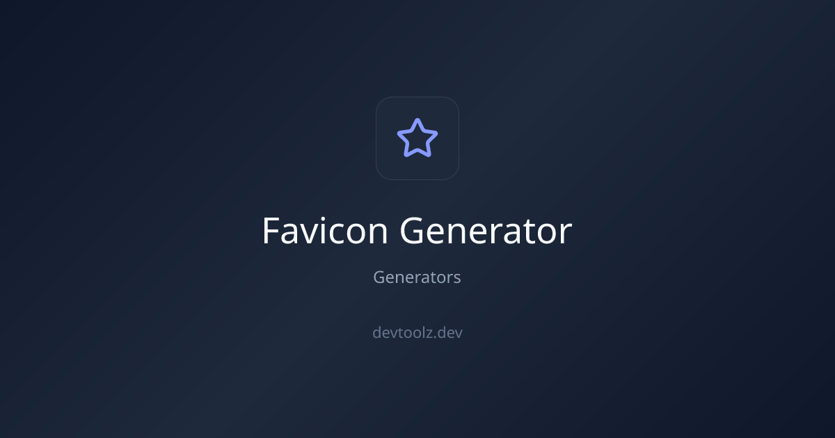 Favicon Generator — Create Favicons from Text, Emoji, or Images ...