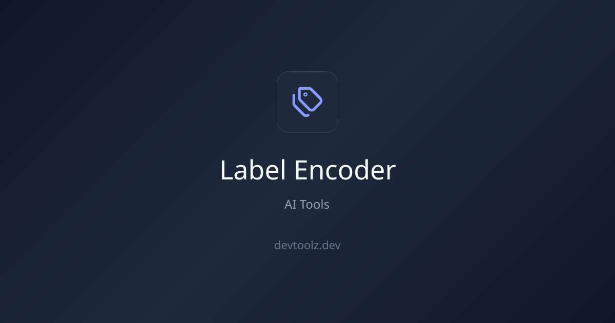 Label Encoder — Ordinal & One-Hot Encoding | DevToolbox